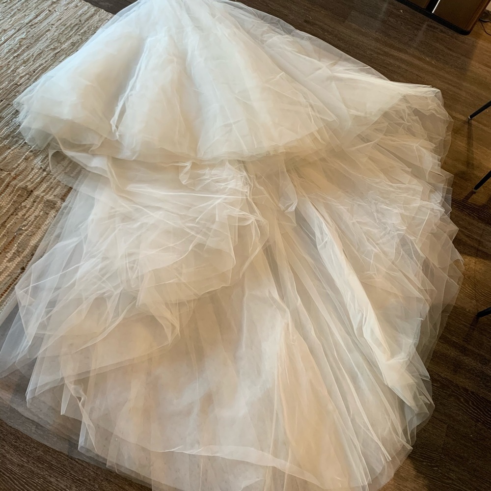 Berta bridal overskirt